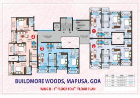B Wing 1st - 6th Floor