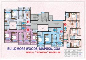 D Wing 1st - 6th Floor